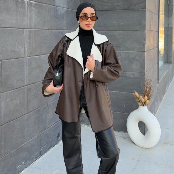 fur leather jacket